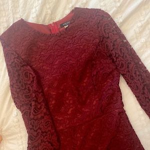 Burgundy Evening/ Cocktail Dress ❤️🪩